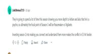 Fan comment | Image Via: Reddit